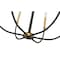 Z-Lite Haylie 6 Light Chandelier, Matte Black & Olde Brass 479-6MB-OBR - alternate 4